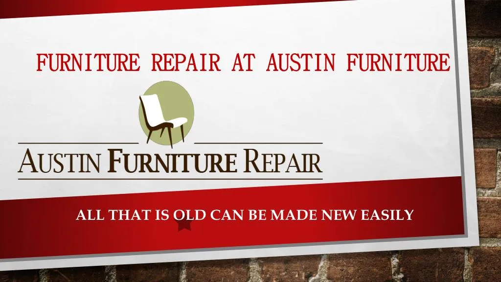 furniture repair at austin furniture