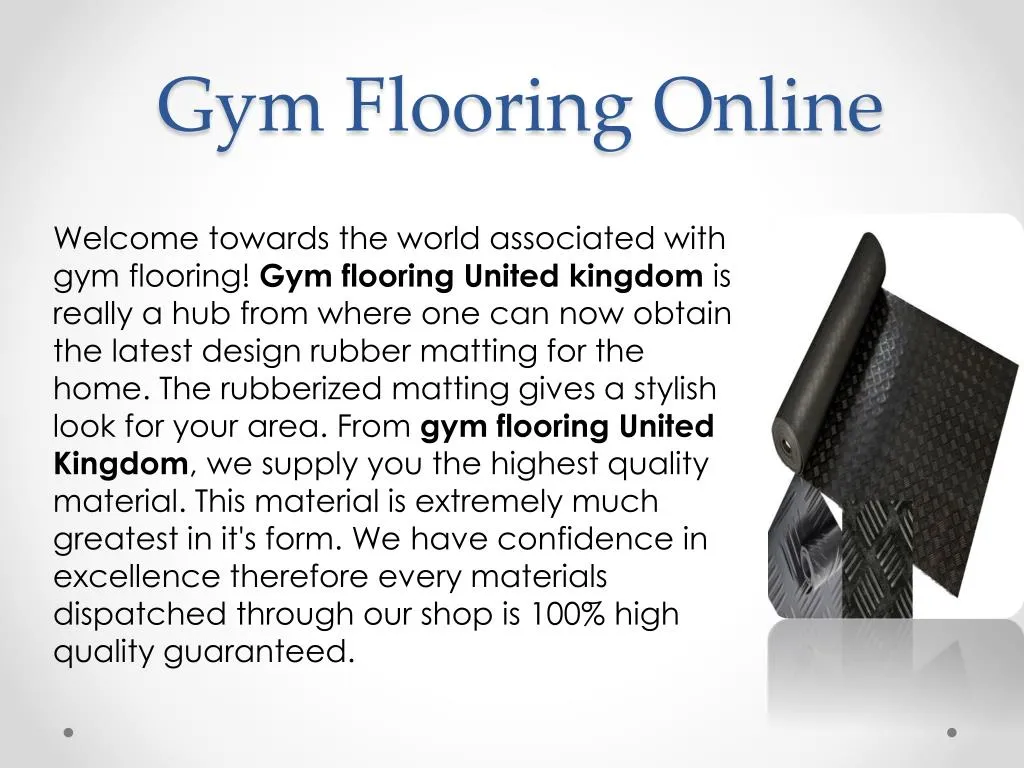 gym flooring online