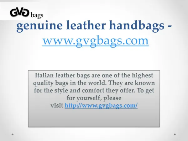 leather handbags - www.gvgbags.com