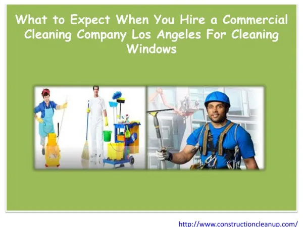 What to Expect When You Hire a Commercial Cleaning Company