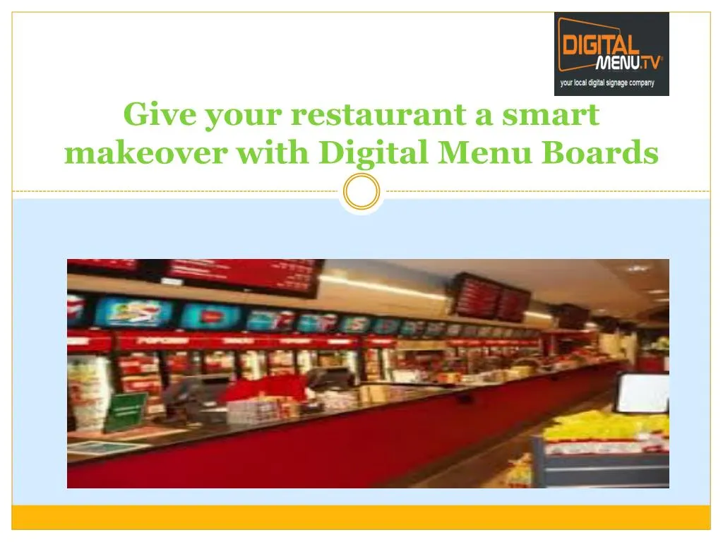 give your restaurant a smart makeover with digital menu boards