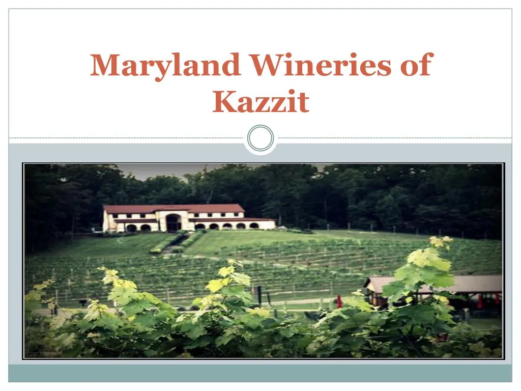 maryland wineries of kazzit