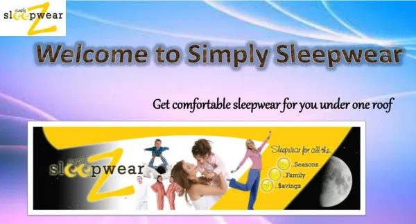 Simply Sleepwear - Sleepwear Online in Australia