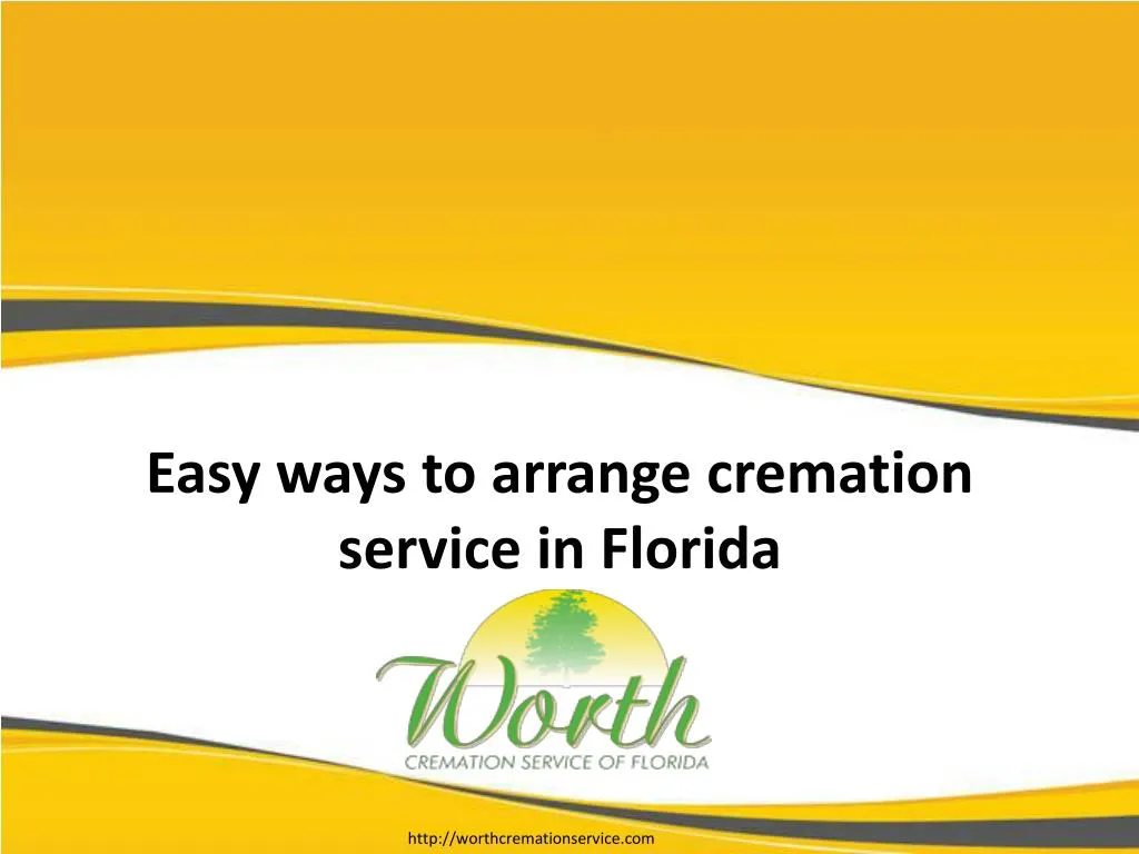easy ways to arrange cremation service in florida
