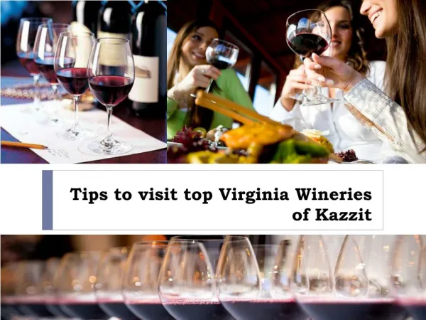 Tips to visit top Virginia Wineries of Kazzit