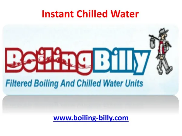 Instant Chilled Water - Australian Service Agents