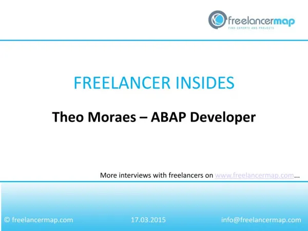 Theo Moraes - ABAP Developer