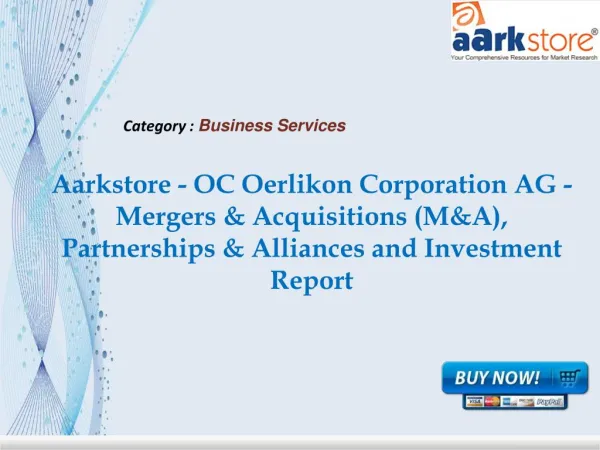 Aarkstore - OC Oerlikon Corporation AG