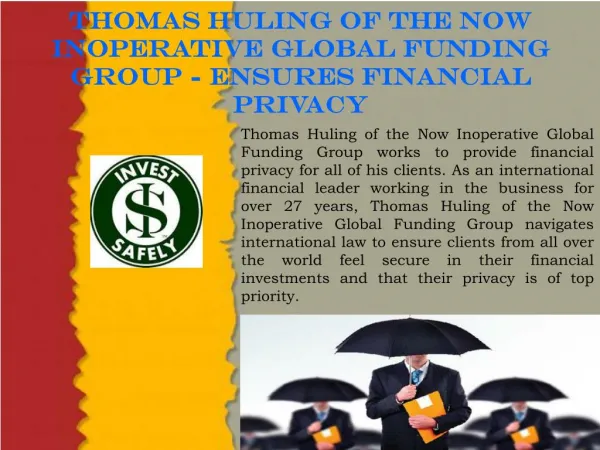 Thomas Huling Global Funding Group