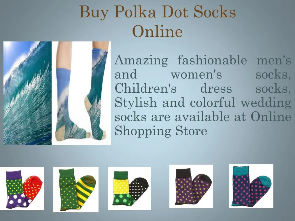 buy polka dot socks online