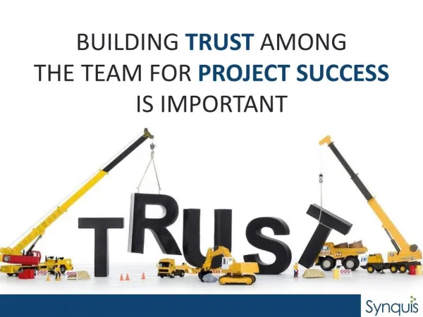 Building Trust among the Team for Project Success