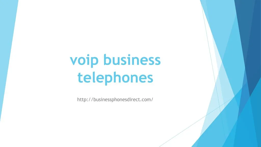 voip business telephones
