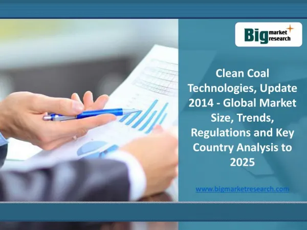 Clean Coal Technologies, Update 2014, Regulations to 2025