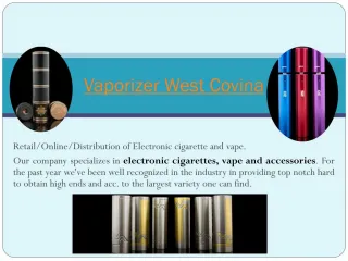 Ecig West Covina - slide 1