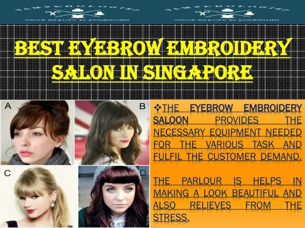 Best Eyebrow Embroidery Salon in Singapore