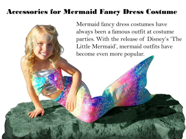 Accessories for Mermaid Fancy Dress Costume