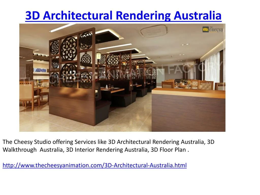 3d architectural rendering australia