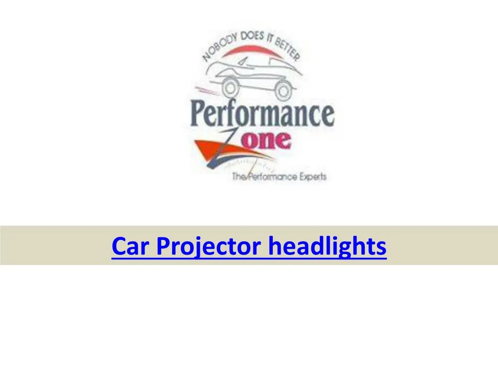 car projector headlights
