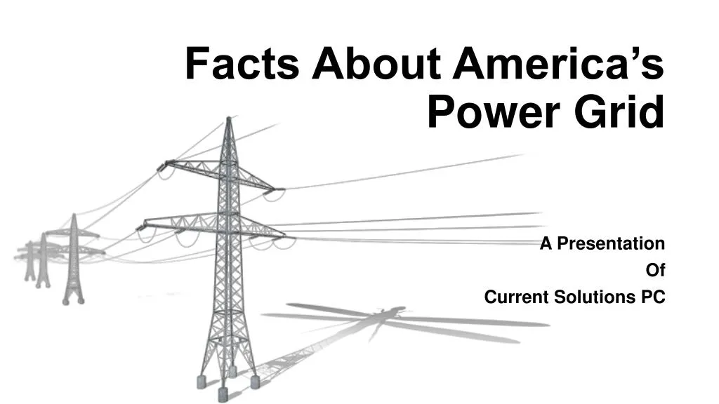 facts about america s power grid
