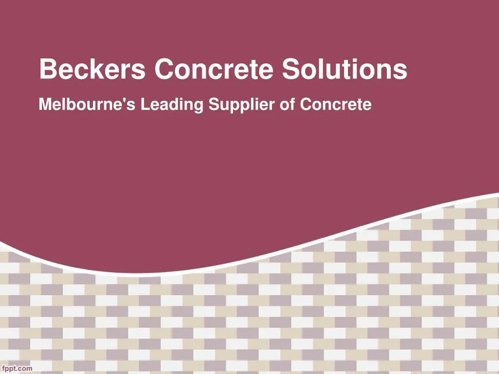 beckers concrete solutions