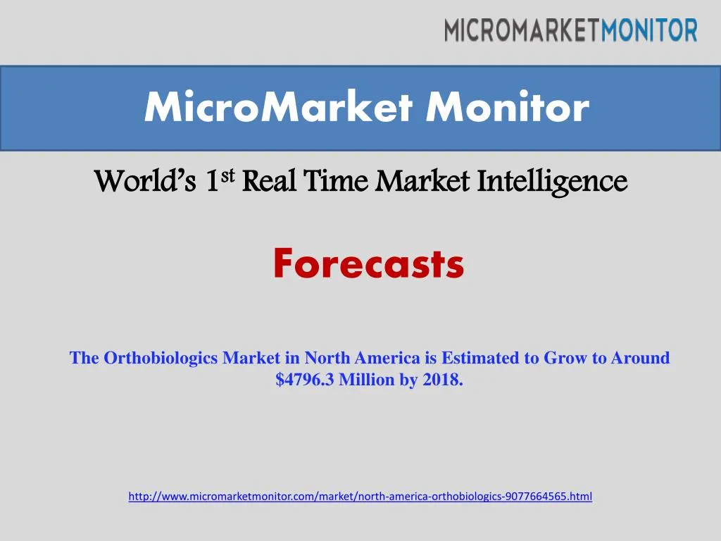 world s 1 st real time market intelligence