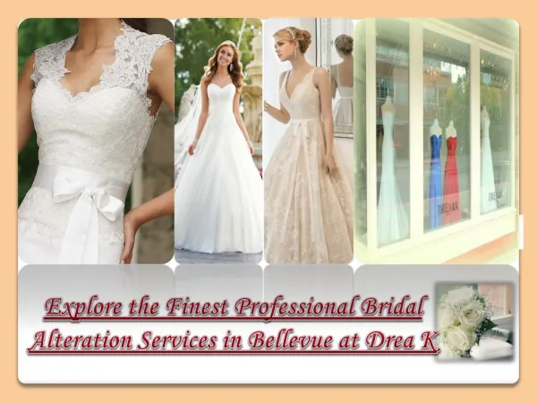 Explore the Finest Professional Bridal Alteration Services