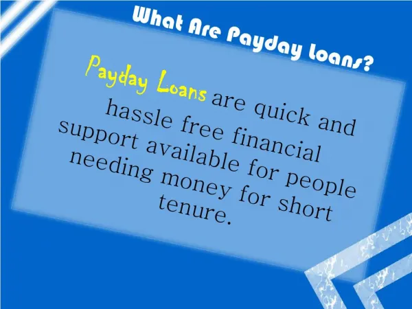 Payday Loans Are Essential Financial Help In Tough Times