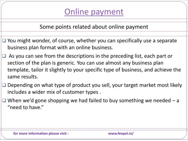 The Best Timing to pay fee by online payment