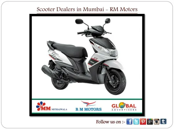 Scooter Dealers in Mumbai - RM Motors