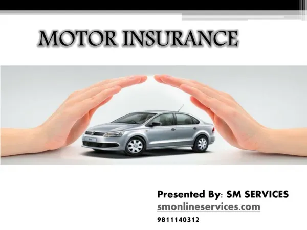 Buy motor insurance online