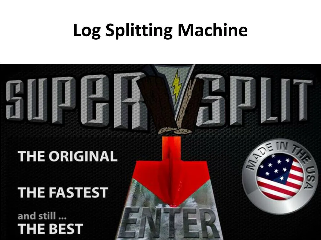 log splitting machine
