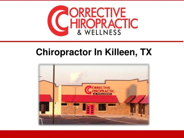 Chiropractor in Killeen, TX