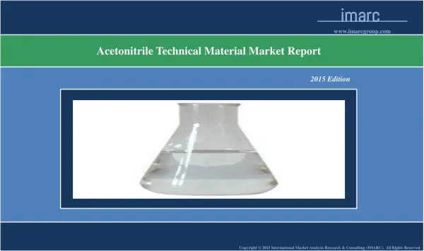 Acetonitrile Market | Price, Production, Industry Trends