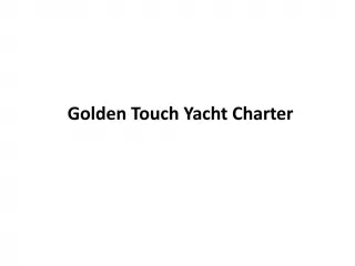 Yacht Charter - slide 1