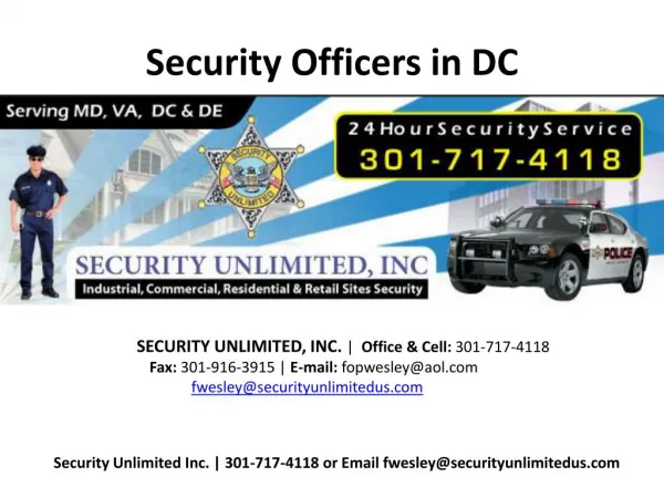 Personal Protection Companies Dc