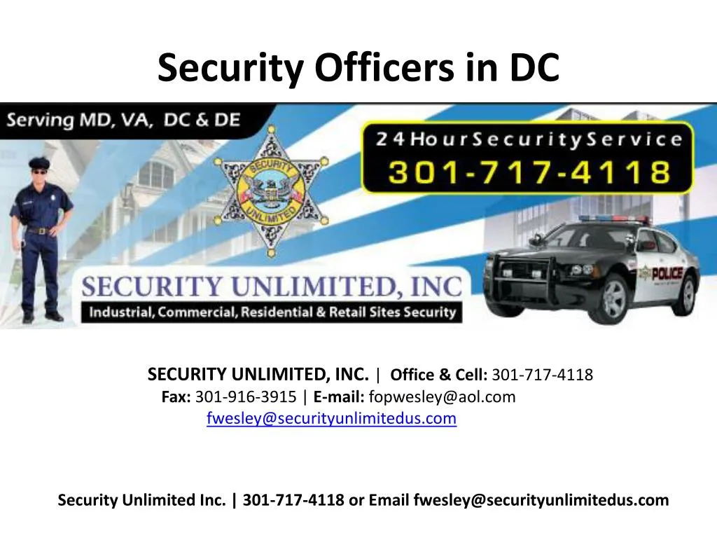 security officers in dc