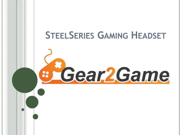SteelSeries Gaming Headset