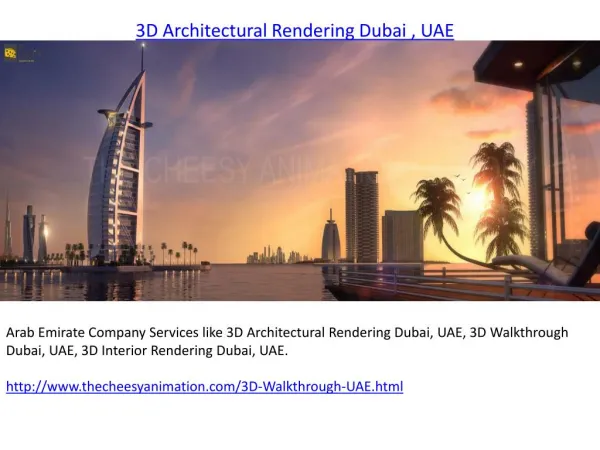 3D Architectural Rendering Dubai