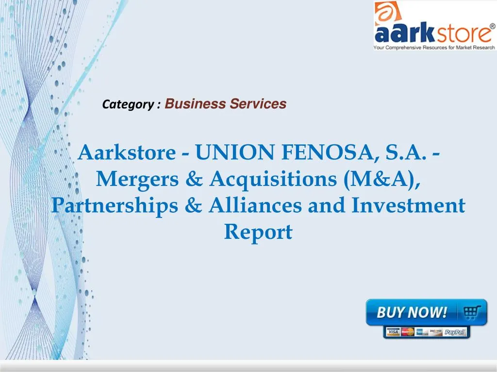 aarkstore union fenosa s a mergers acquisitions m a partnerships alliances and investment report