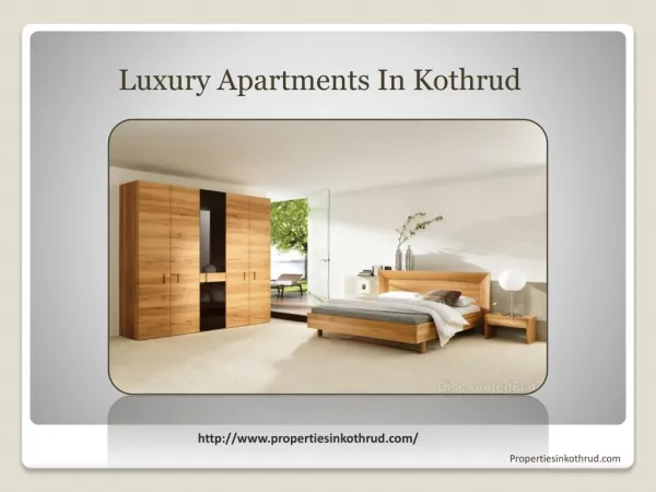 Propertiesinkothrud Offering Luxury Apartments In Kothrud