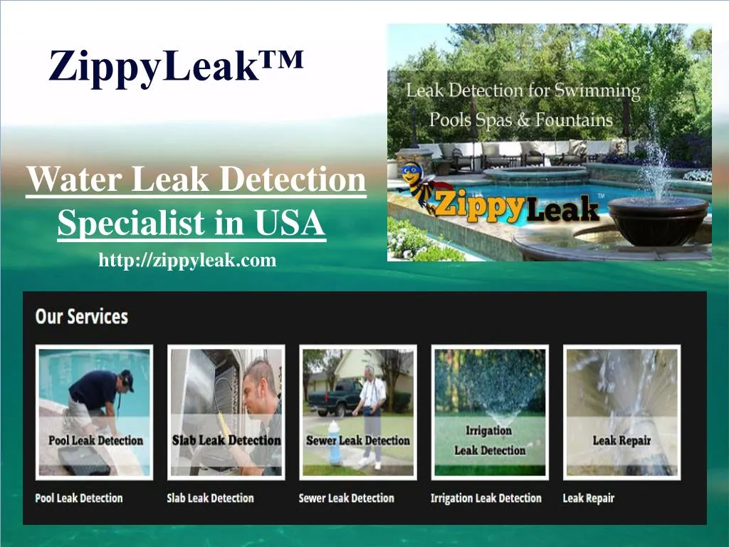 water leak detection specialist in usa