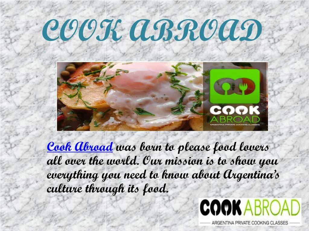 cook abroad