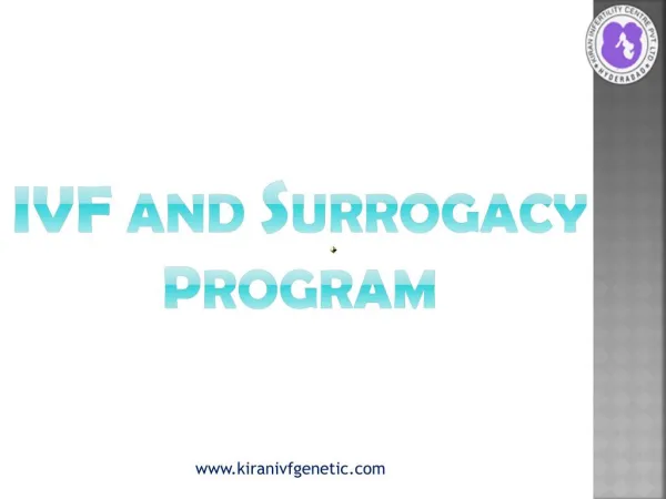 IVF AND SURROGACY PROGRAM