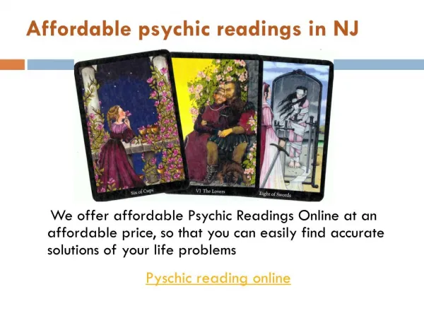 Psychic Readings Online in NJ