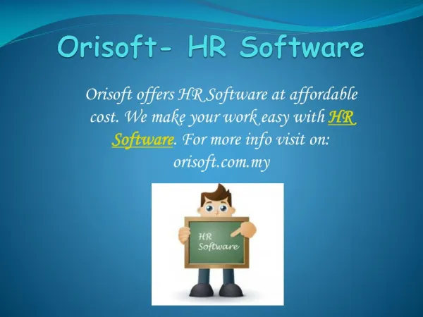 Make your work easy with Orisfot