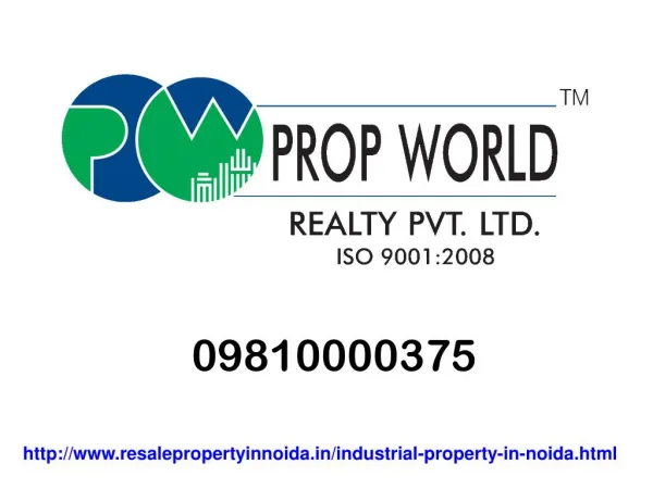 Industrial Property In Noida For Sale