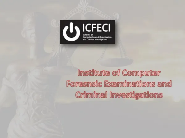 Private Investigator and Computer Forensic Examiner