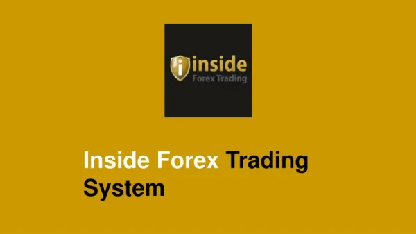 Inside Forex Trading