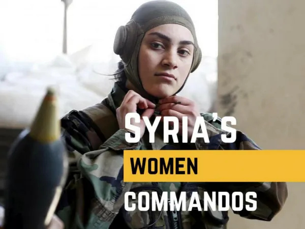 Syria's women commandos