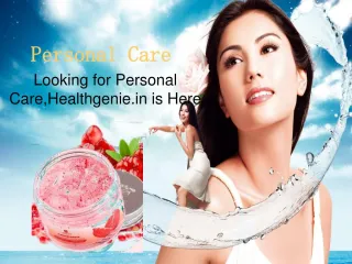 Shopping Online Personal Care Products - slide 1
